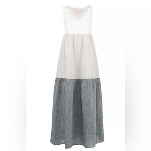 Joie White, Gray,  and dark grey Maxi Dress